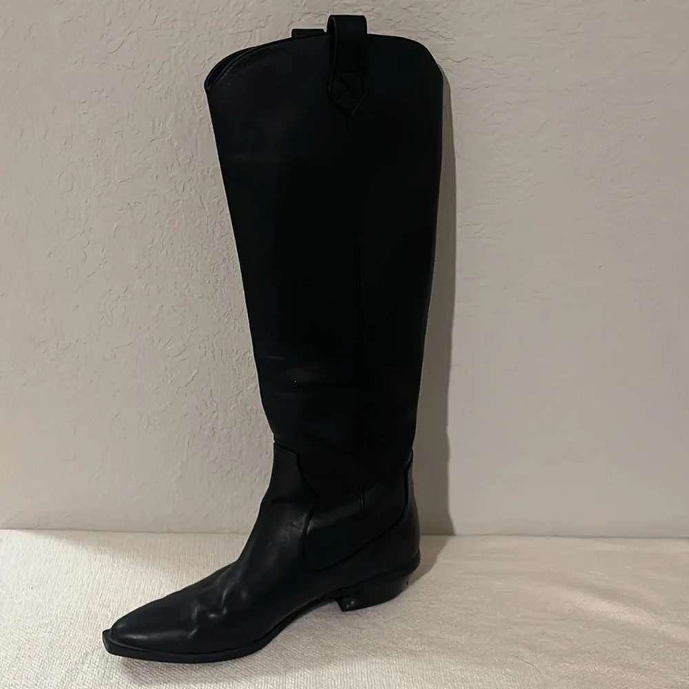 Bershka cowboy knee high boots size‎ eur 38